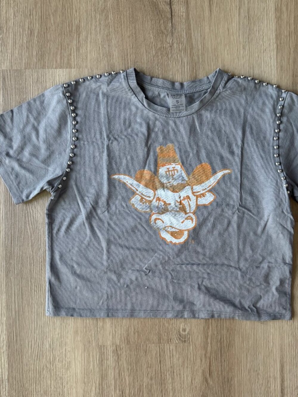 Gameday Couture Women's Cropped tee University of Texas UT Longhorns SMALL